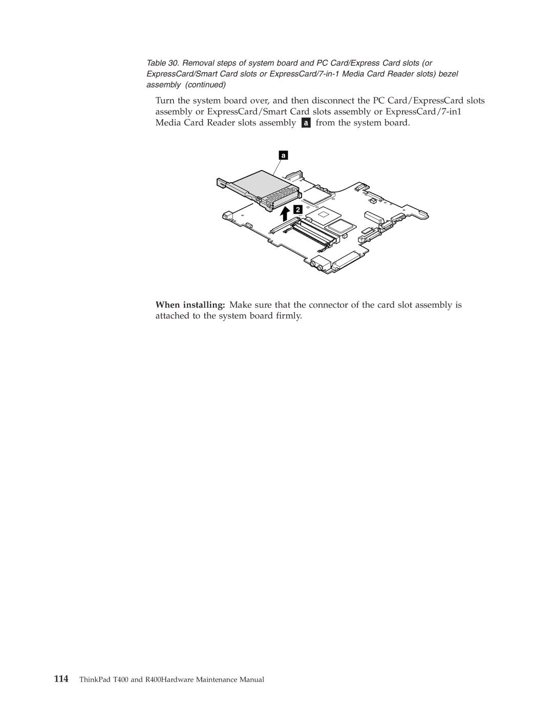 IBM manual ThinkPad T400 and R400Hardware Maintenance Manual 