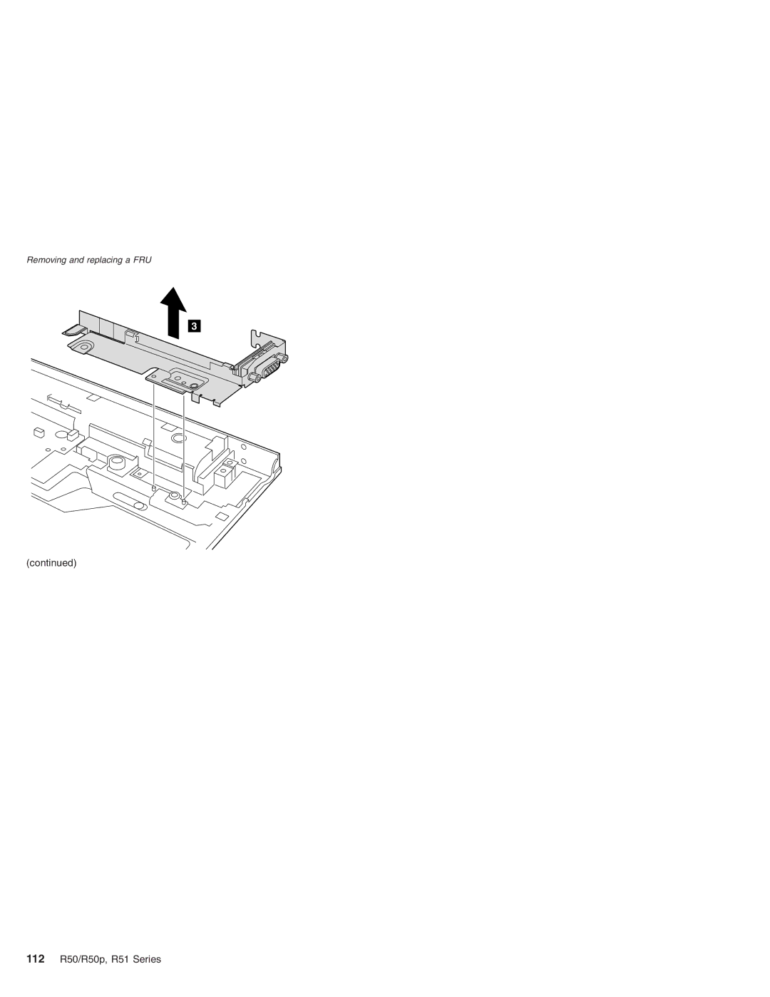 IBM R50p Series, R50 Series manual 112 R50/R50p, R51 Series 