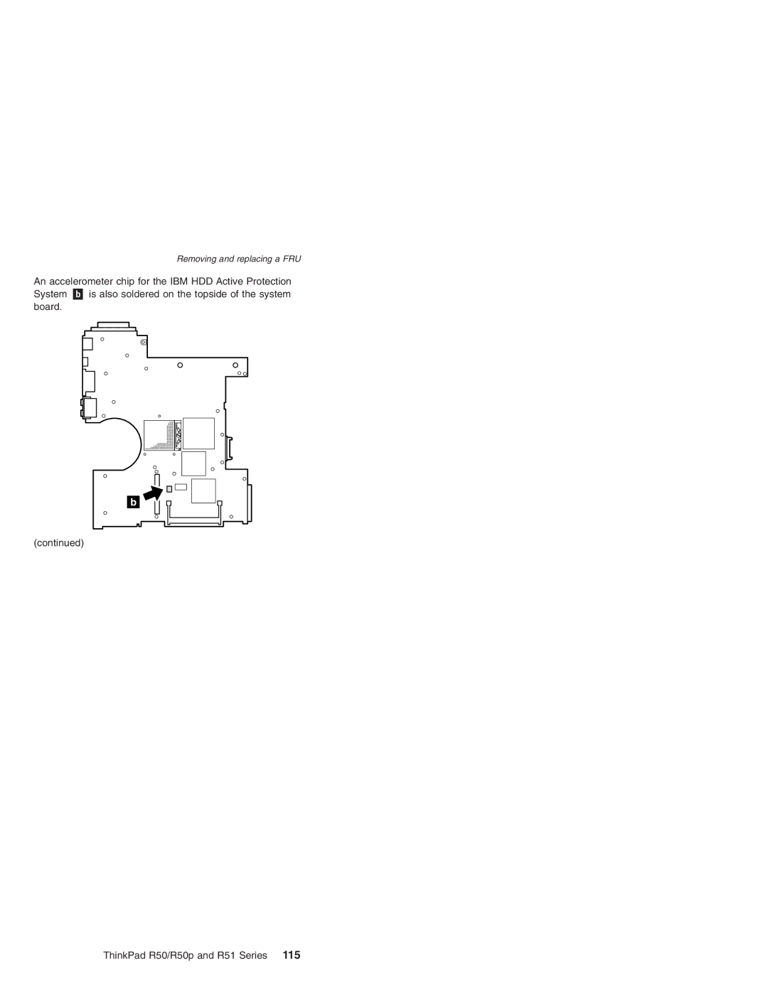 IBM R51 Series, R50p Series, R50 Series manual Removing and replacing a FRU 