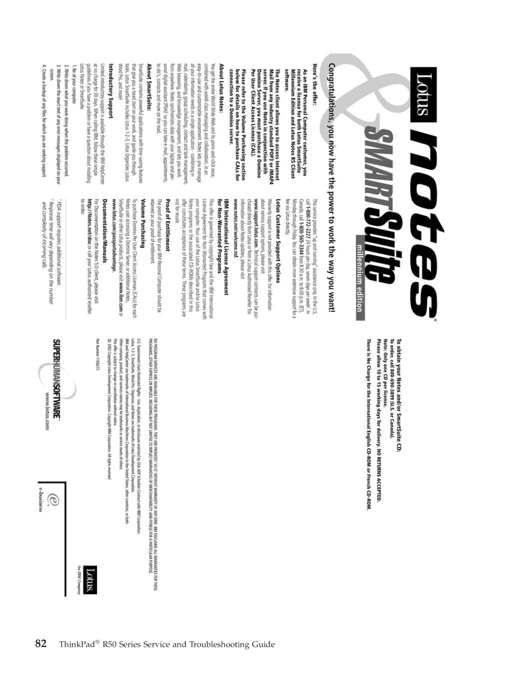 IBM R50series manual ThinkPad R50 Series Service and Troubleshooting Guide 