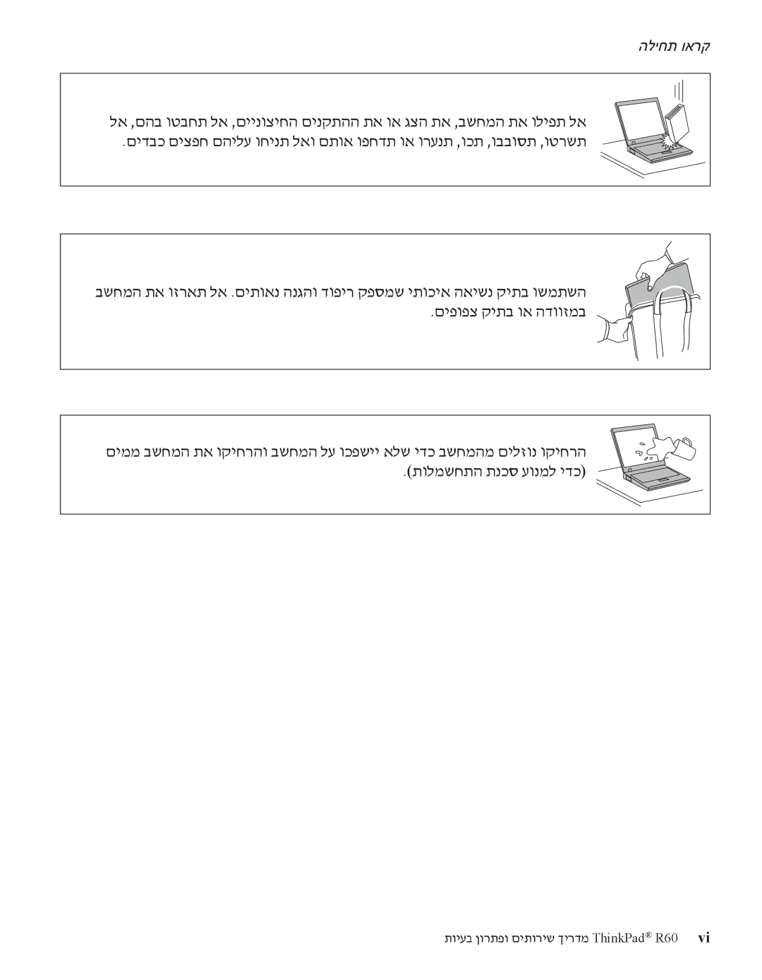 IBM R60 manual הליחת וארק 