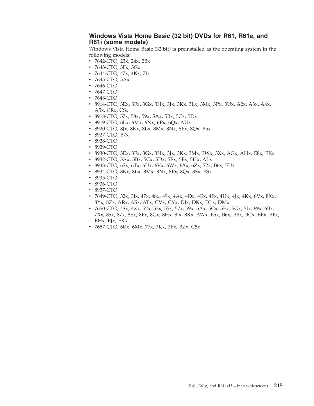 IBM R61I, R61E manual R61, R61e, and R61i 15.4-inch widescreen 