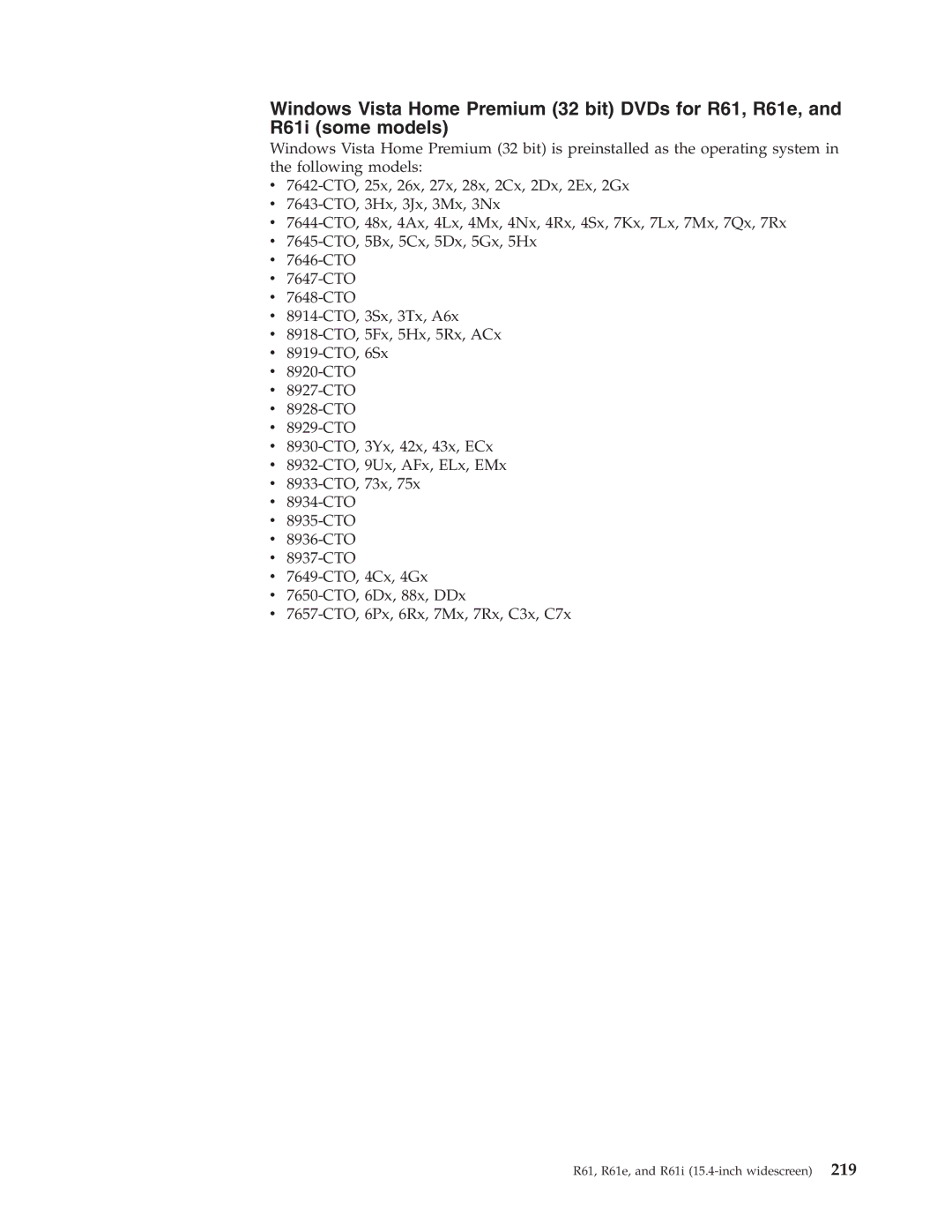 IBM R61I, R61E manual R61, R61e, and R61i 15.4-inch widescreen 