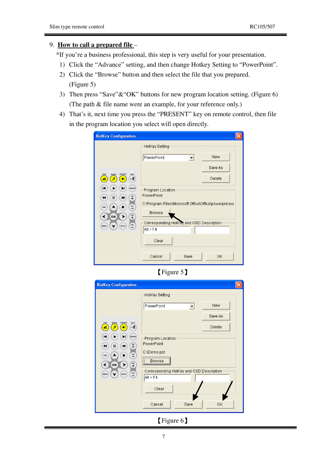 IBM RC105/IR507 manual How to call a prepared file 