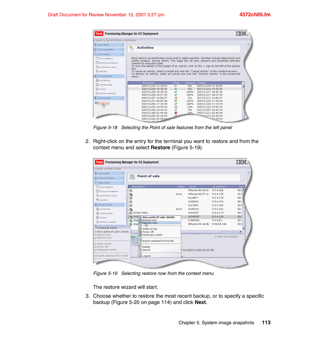 IBM REDP-4372-00 manual Selecting the Point of sale features from the left panel 