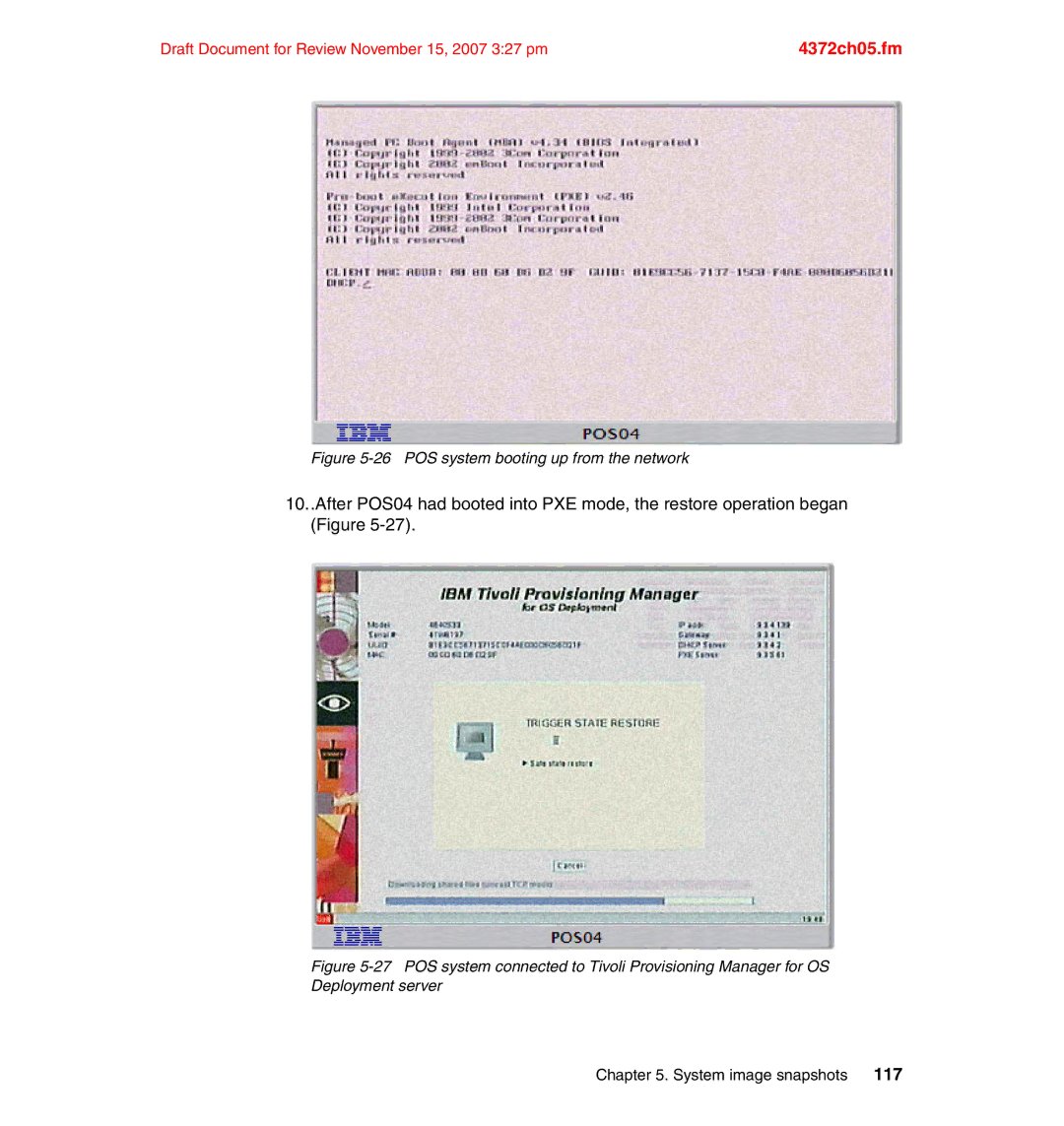 IBM REDP-4372-00 manual POS system booting up from the network 