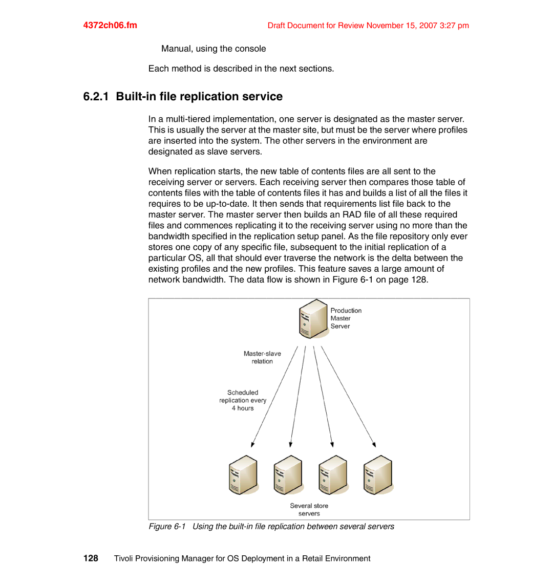 IBM REDP-4372-00 manual Built-in file replication service, Using the built-in file replication between several servers 