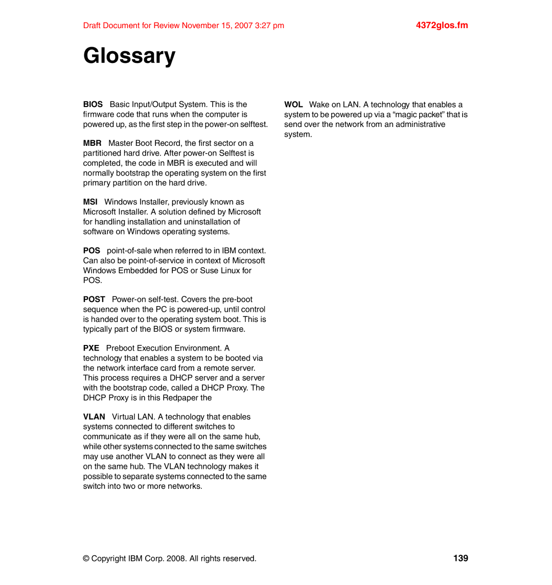 IBM REDP-4372-00 manual Glossary 