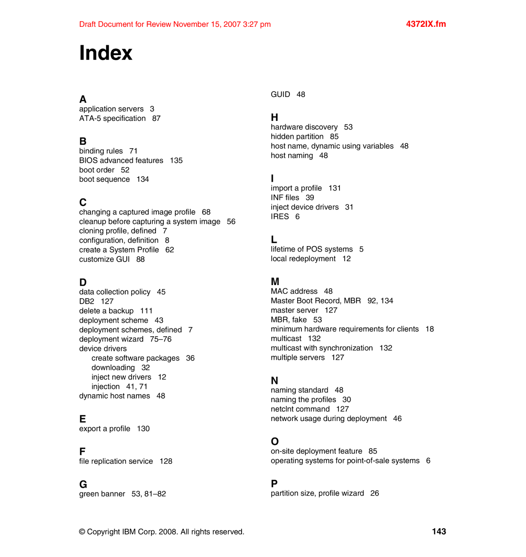 IBM REDP-4372-00 manual Index 