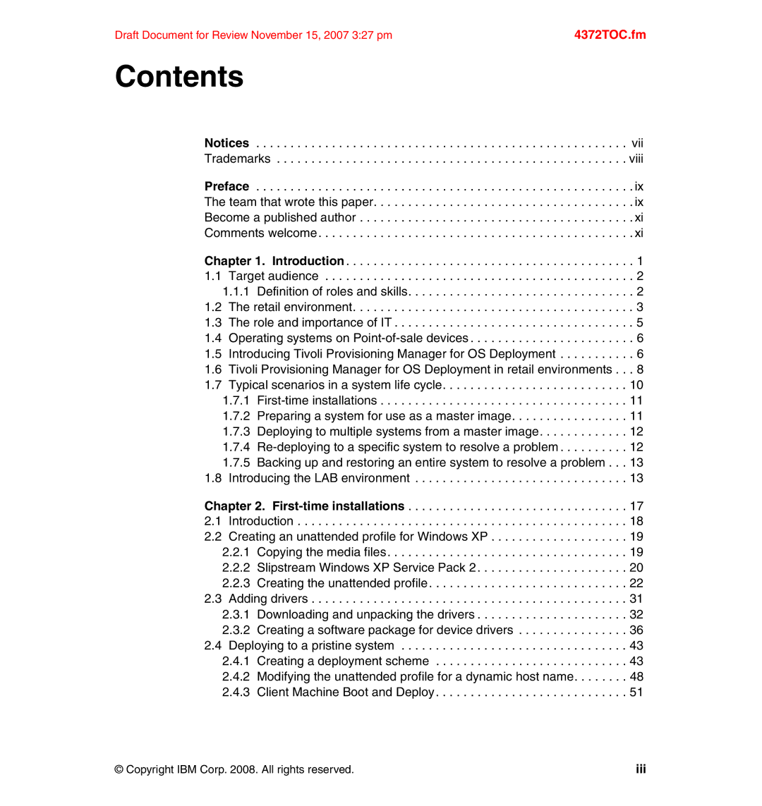 IBM REDP-4372-00 manual Contents 