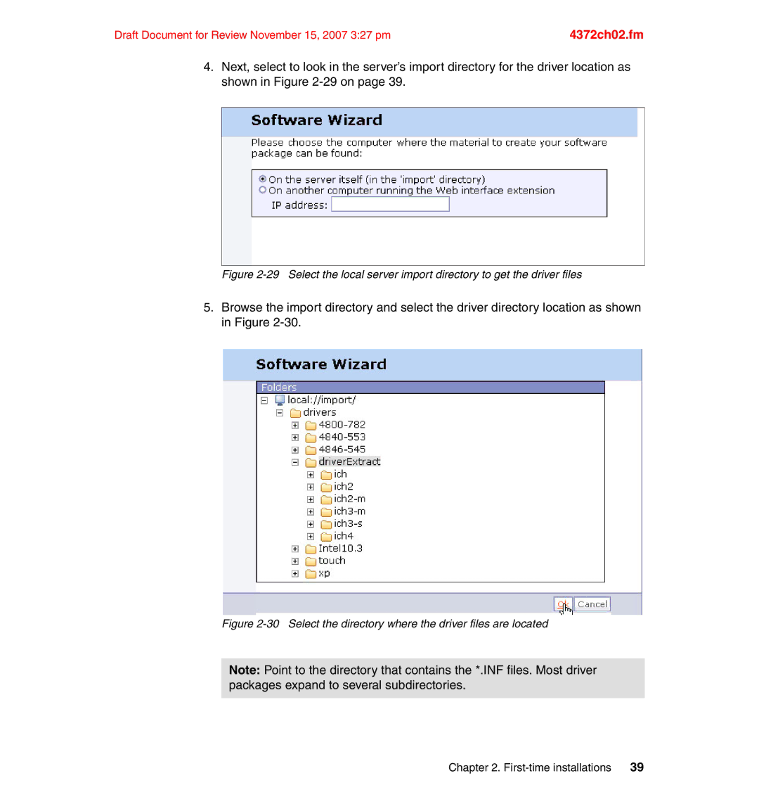 IBM REDP-4372-00 manual Select the directory where the driver files are located 