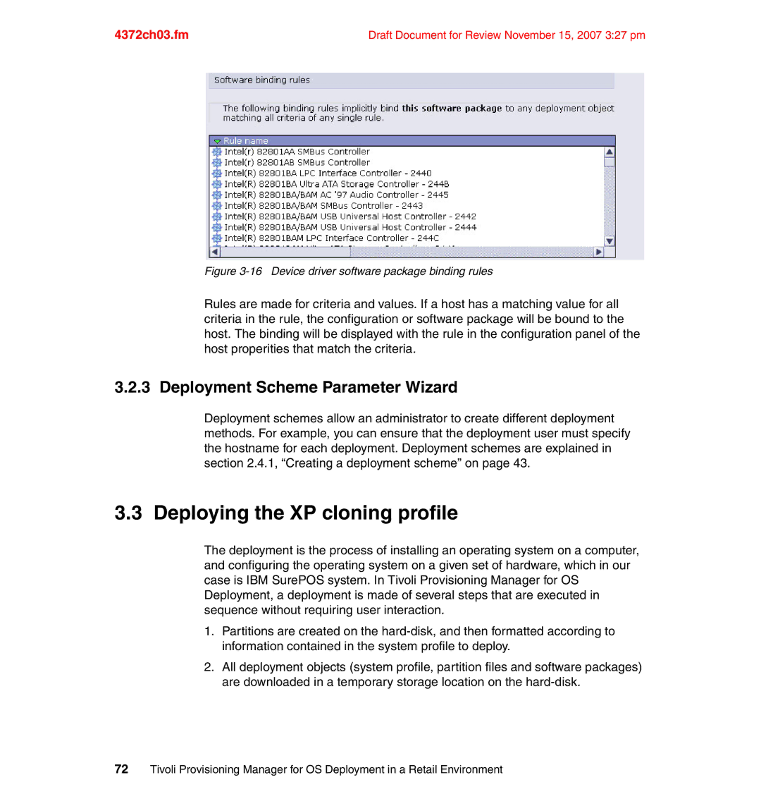 IBM REDP-4372-00 manual Deploying the XP cloning profile, Deployment Scheme Parameter Wizard 