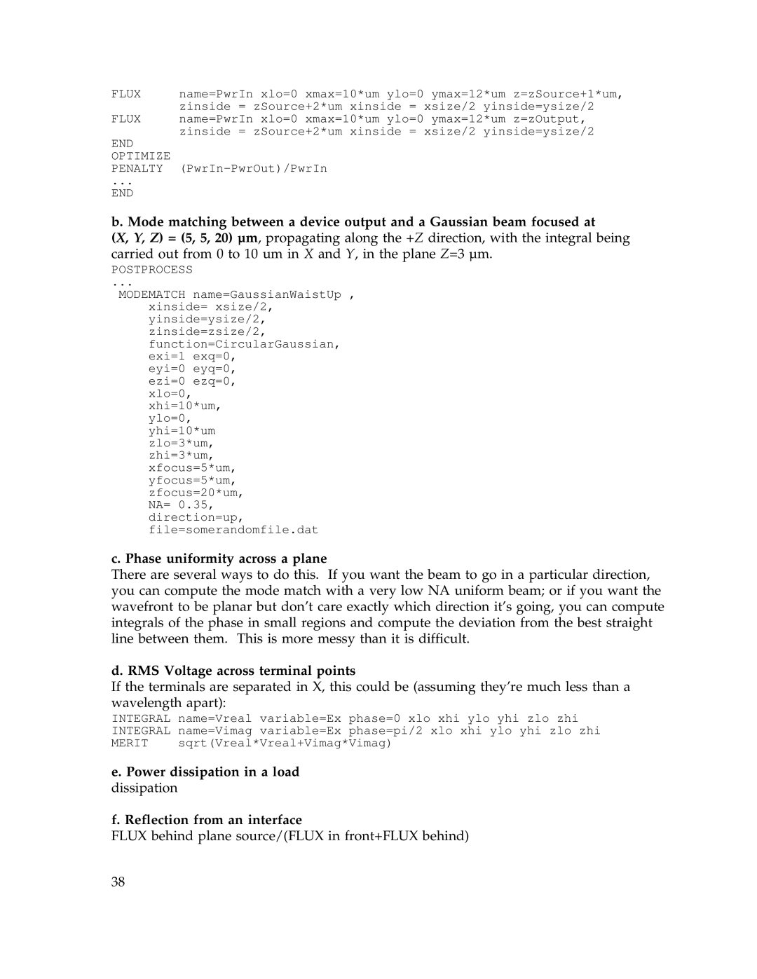 IBM Release 1.93 manual Phase uniformity across a plane 