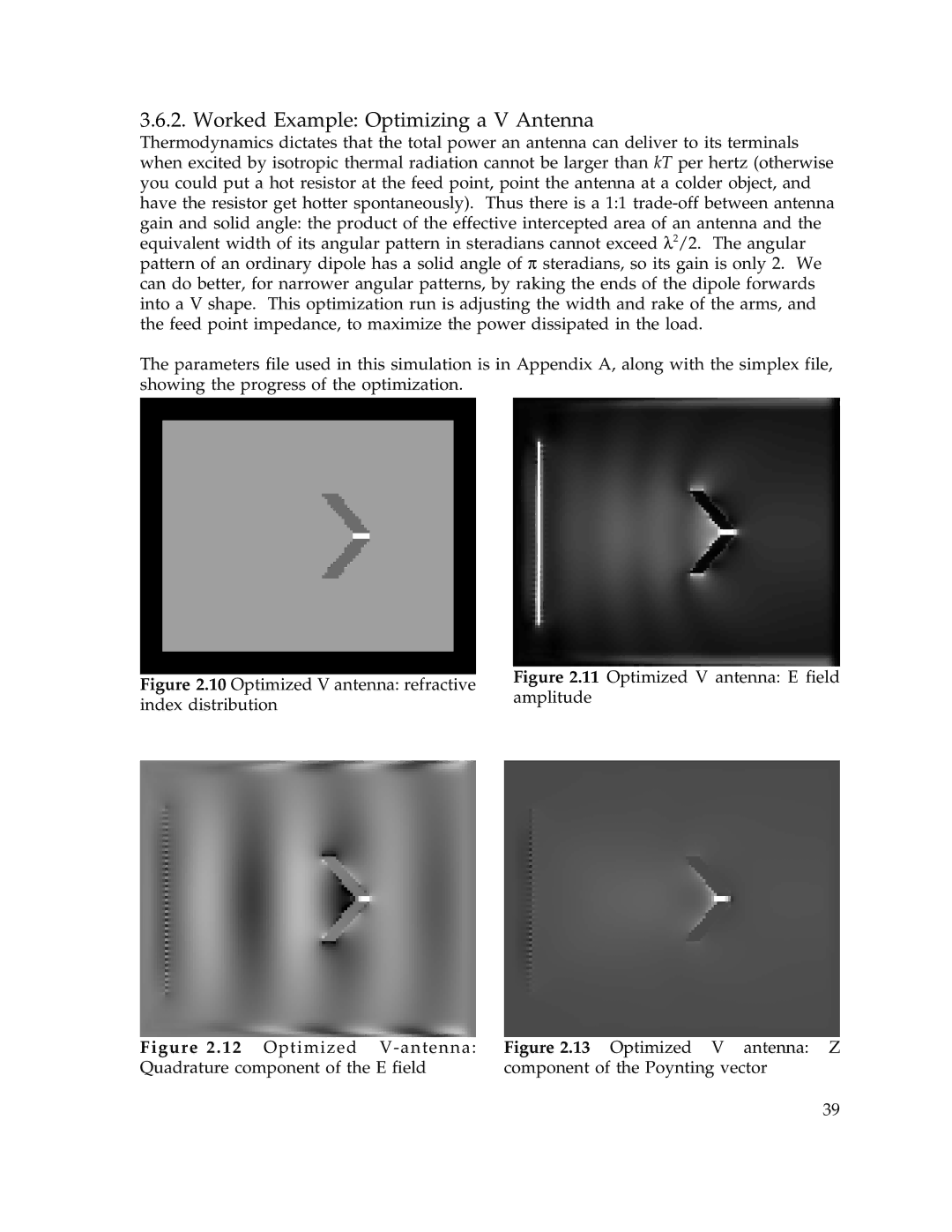 IBM Release 1.93 manual Worked Example Optimizing a V Antenna, Optimized V antenna refractive 