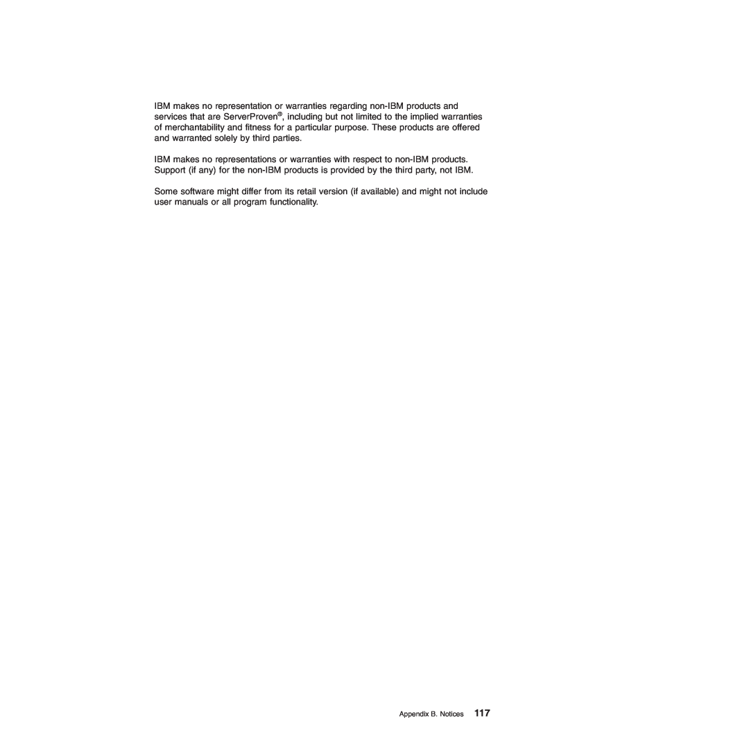IBM Remote Supervisor Adapter II manual Appendix B. Notices 