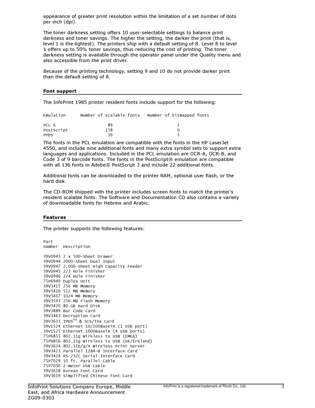 IBM Ricoh 1985 manual Pcl, Ppds 