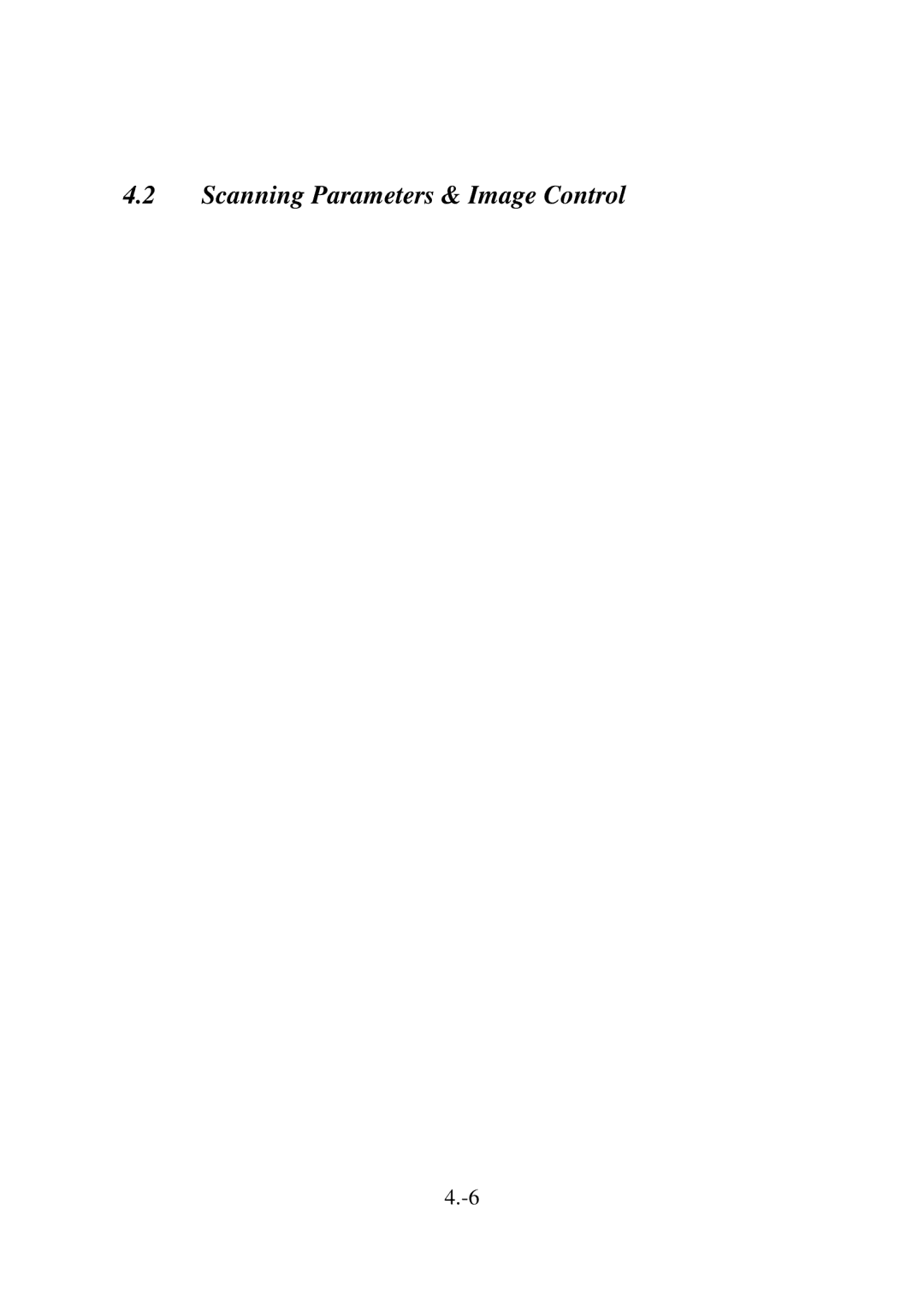 IBM Ricoh FB735 user manual Scanning Parameters & Image Control 