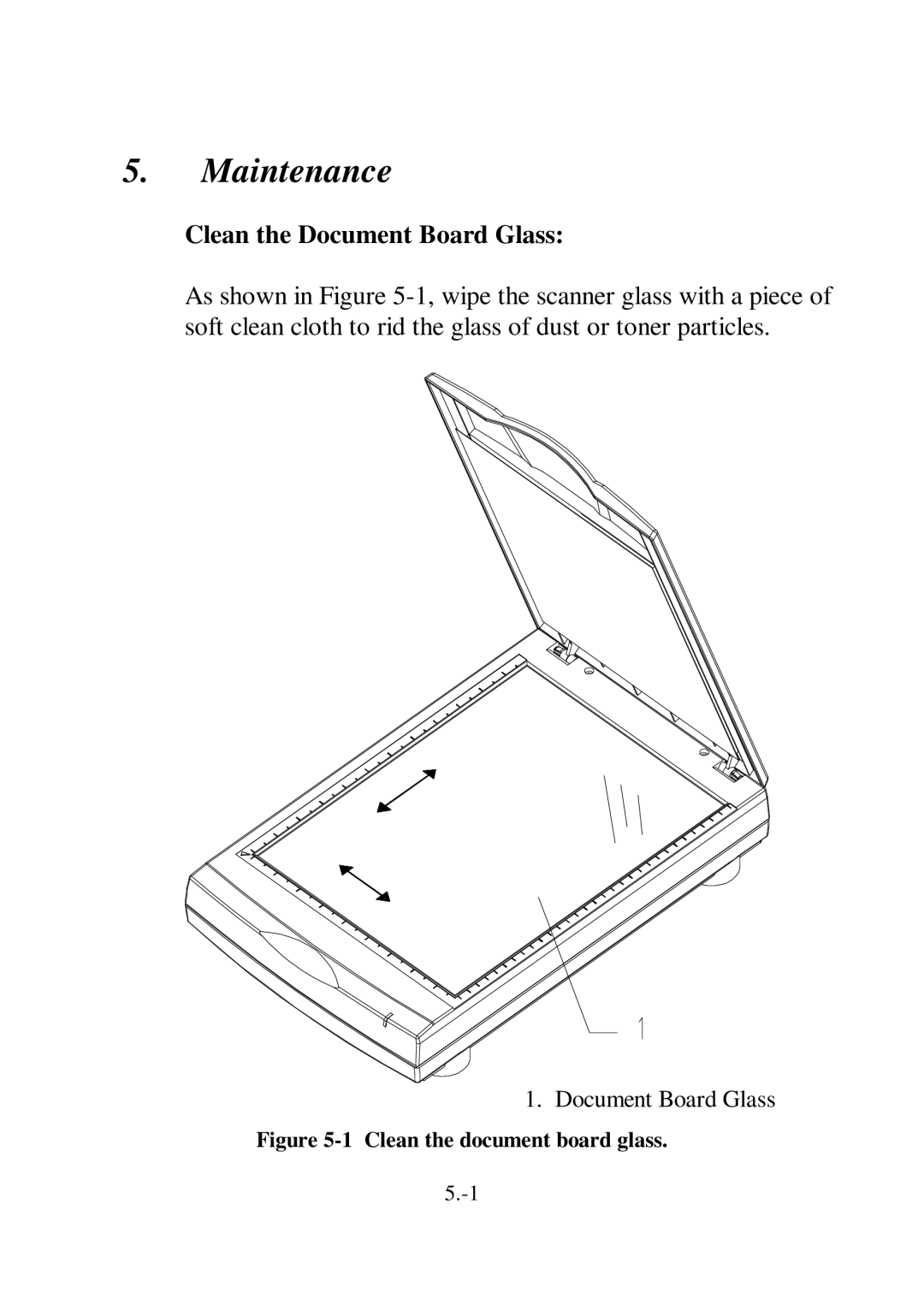 IBM Ricoh FB735 user manual Maintenance, Clean the Document Board Glass 