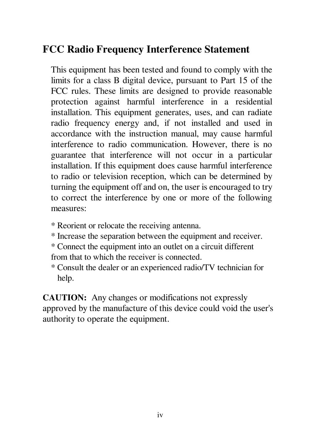 IBM Ricoh FB735 user manual FCC Radio Frequency Interference Statement 