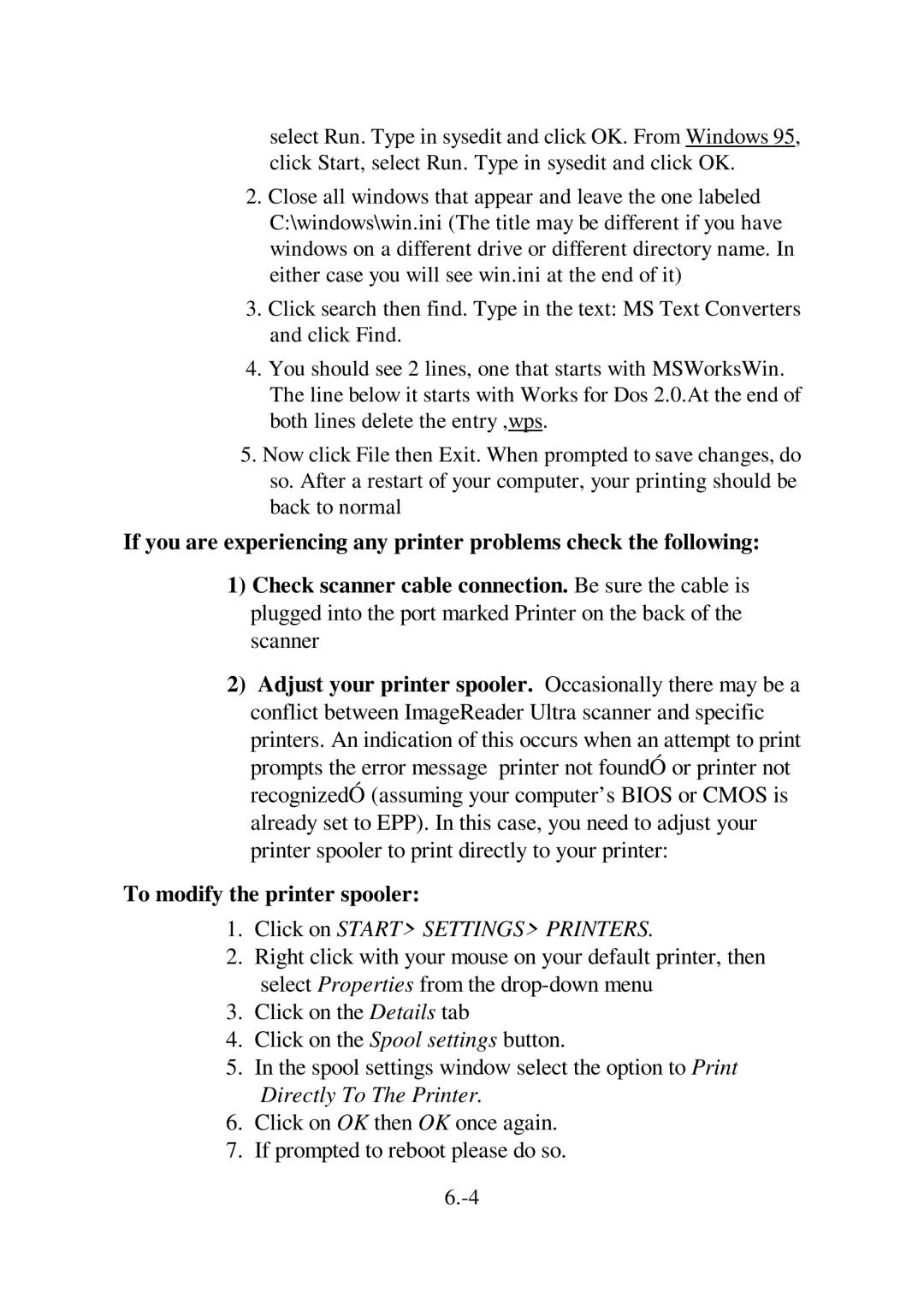 IBM Ricoh FB735 user manual To modify the printer spooler 