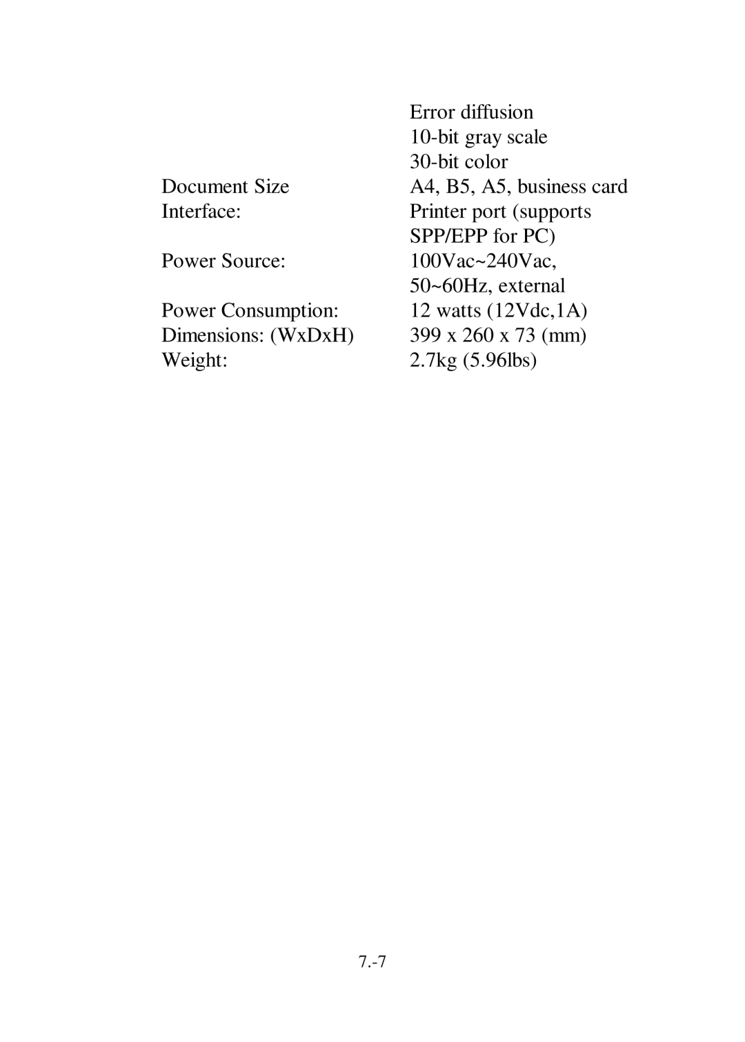 IBM Ricoh FB735 user manual Error diffusion 