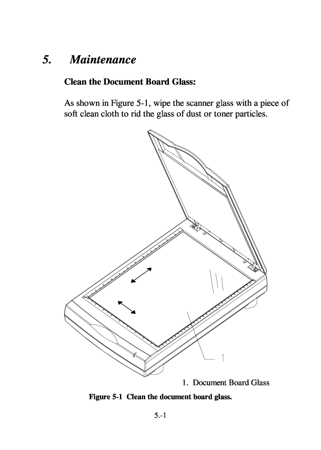 IBM Ricoh FB735 user manual Maintenance, Clean the Document Board Glass 