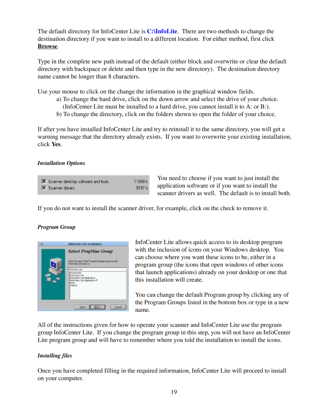 IBM Ricoh FB750 manual Installation Options 