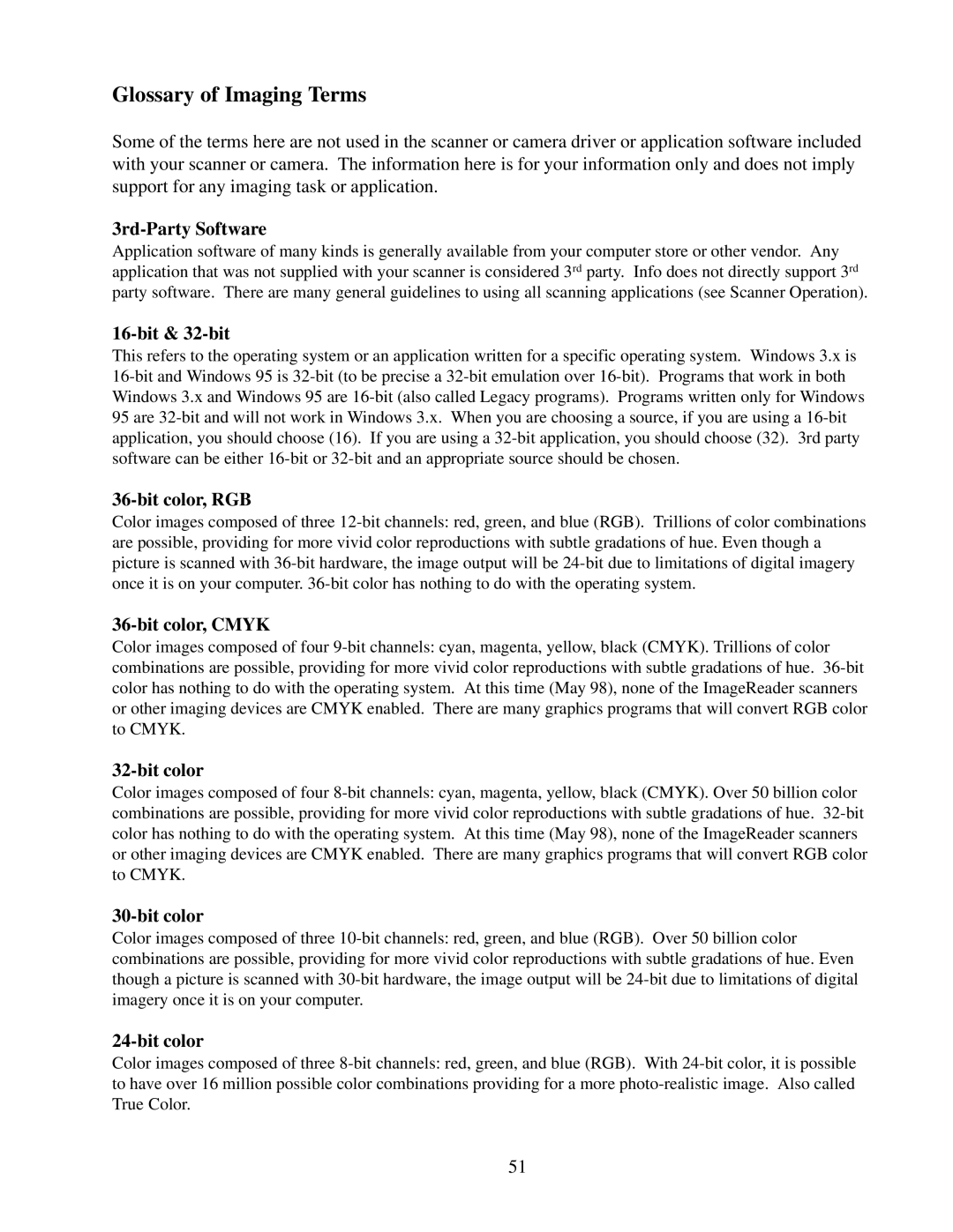 IBM Ricoh FB750 manual Glossary of Imaging Terms 