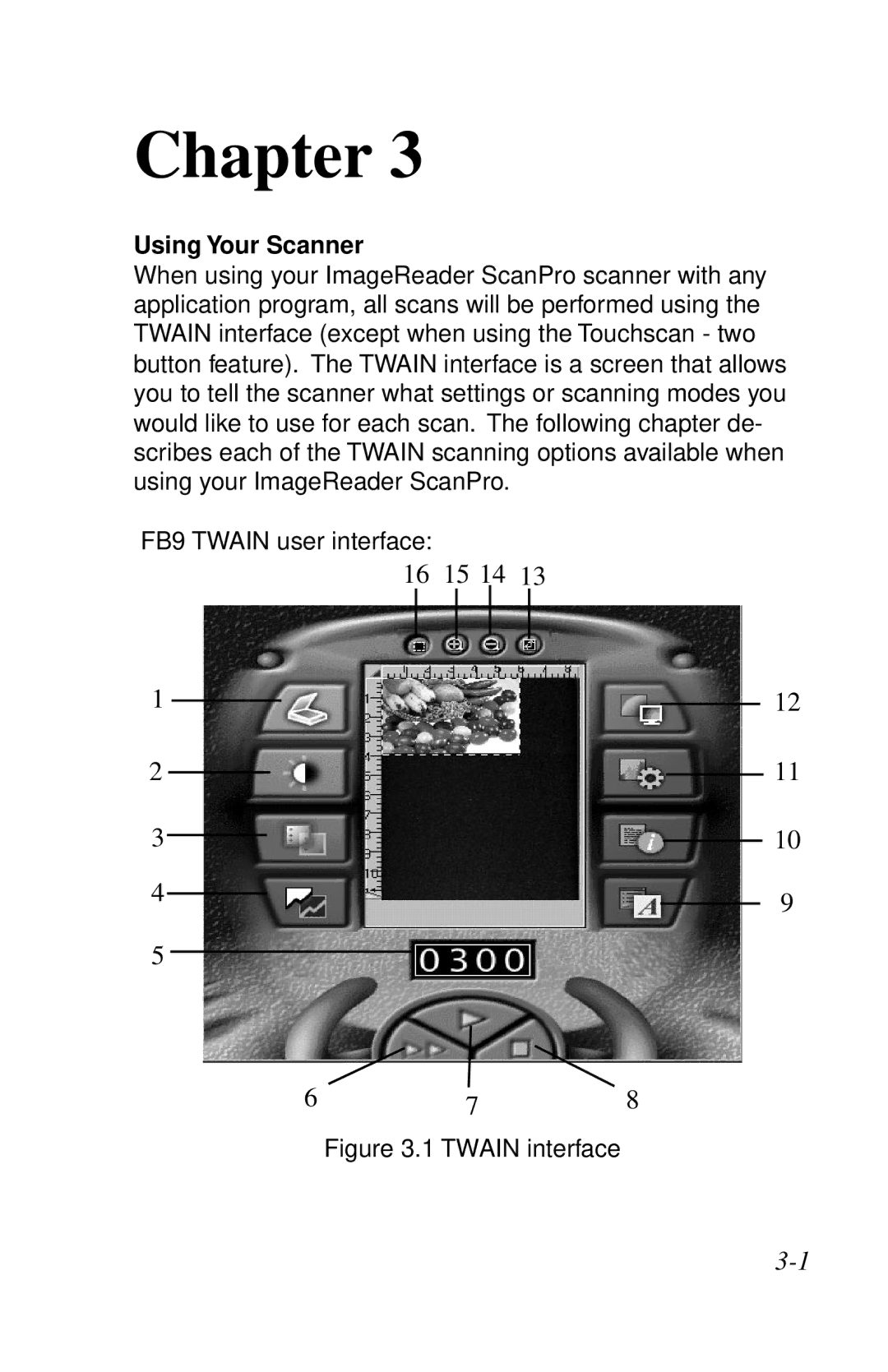 IBM Ricoh ScanPro user manual Using Your Scanner, Twain interface 