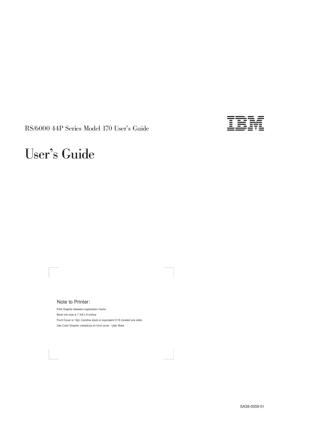 IBM RS/6000 44P manual Ibm 