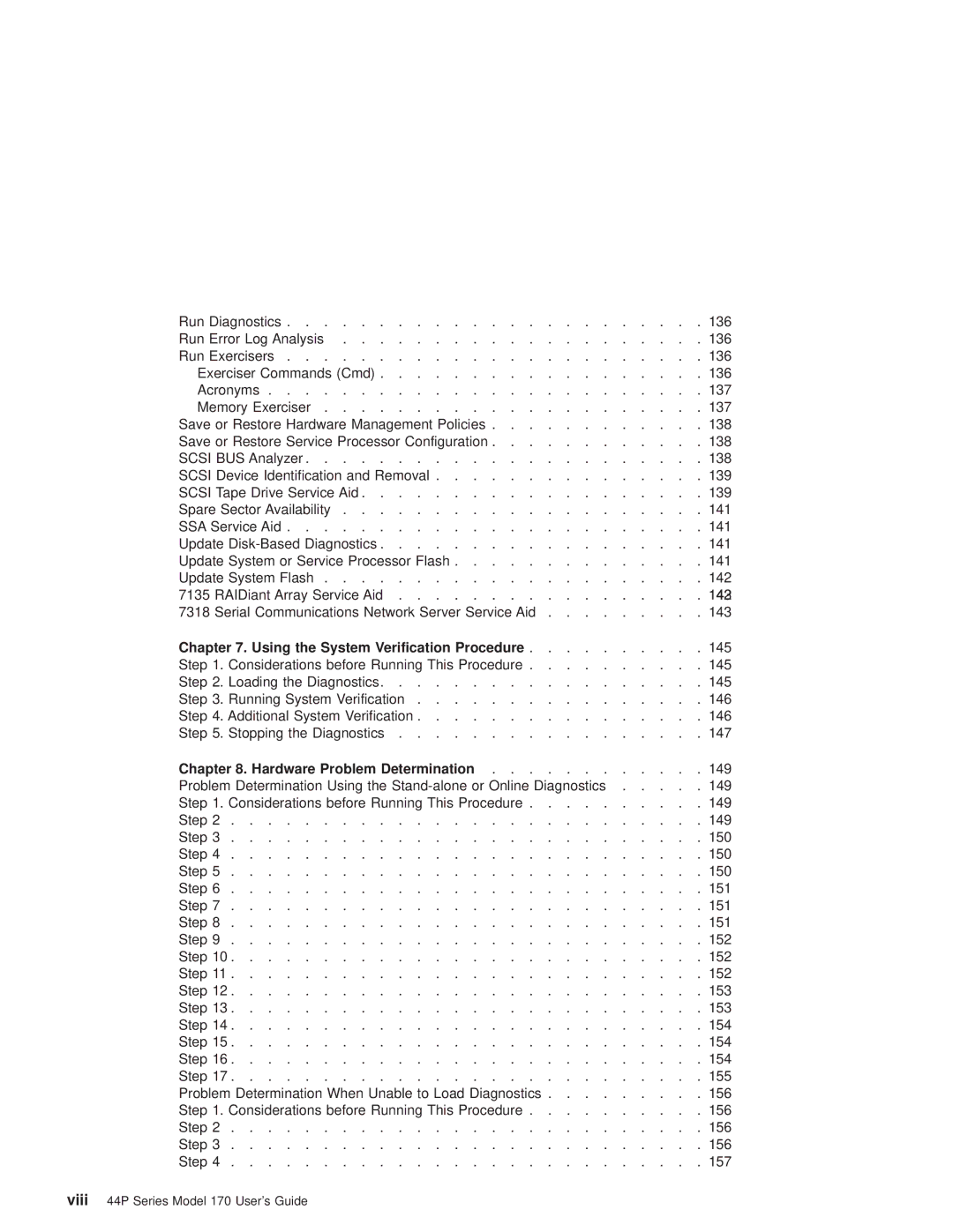 IBM RS/6000 44P manual Using the System Verification Procedure, Hardware Problem Determination, 1432 