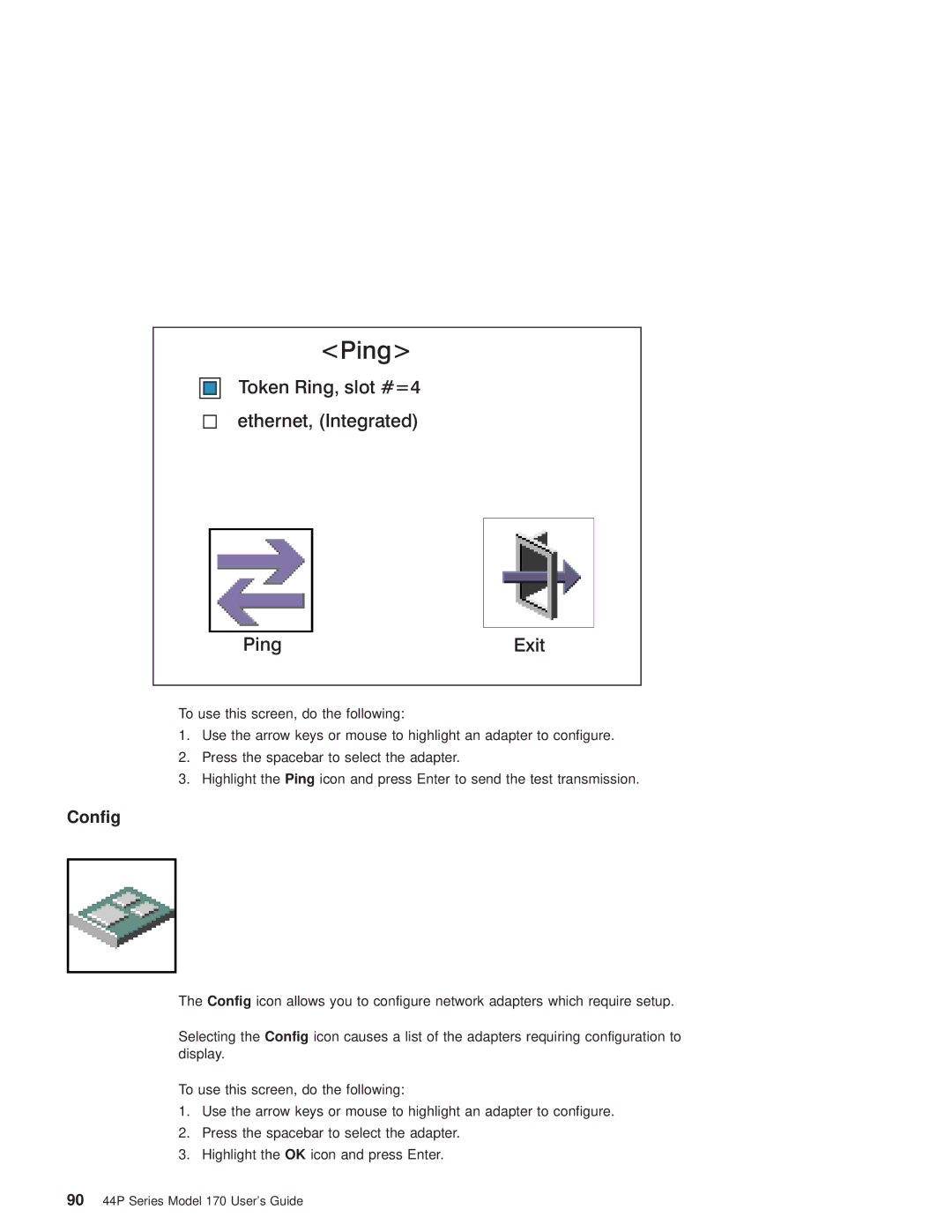 IBM RS/6000 44P manual Ping 