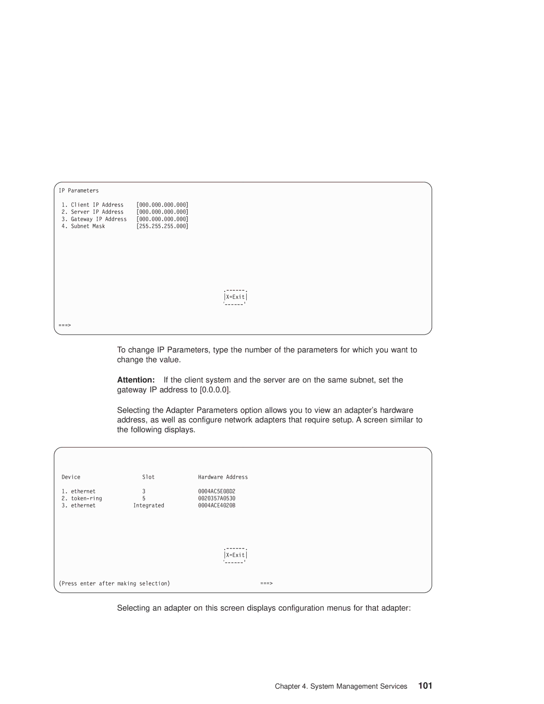 IBM RS/6000 44P manual System Management Services 