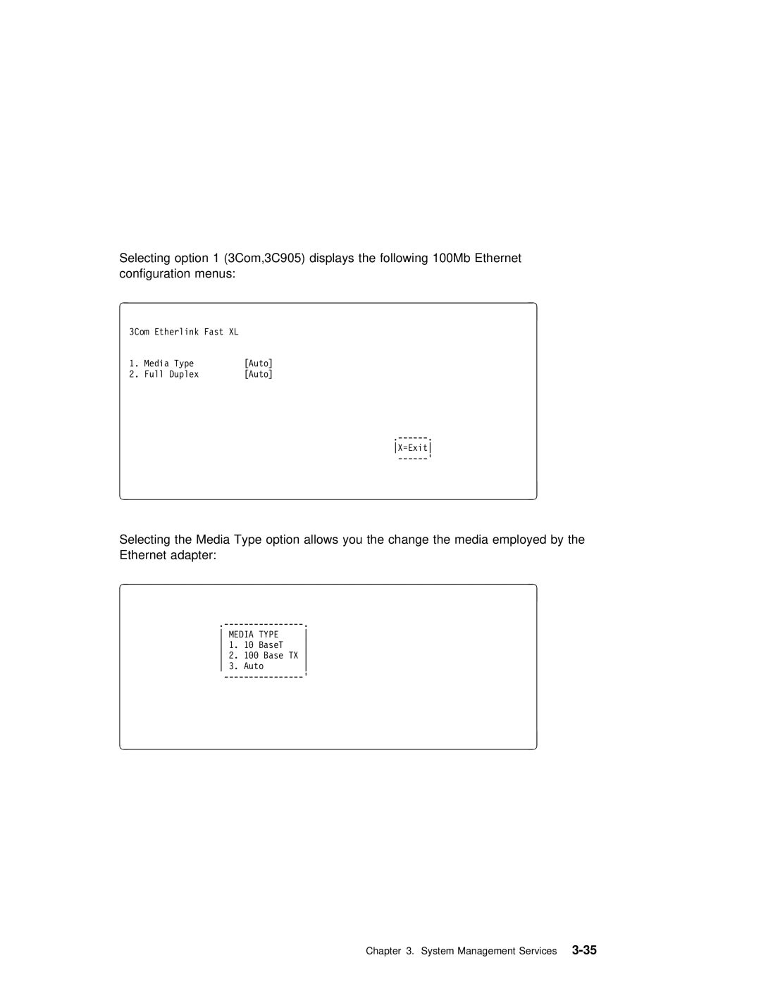 IBM RS/6000 7025 manual System Management Services3-35 