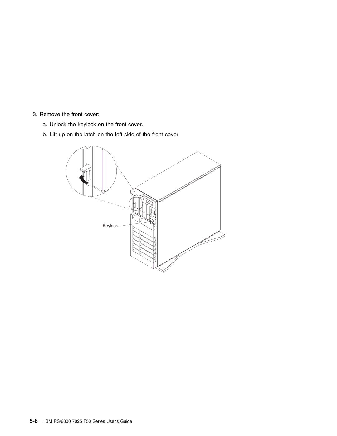 IBM manual 8IBM RS/6000 7025 F50 Series Users Guide 