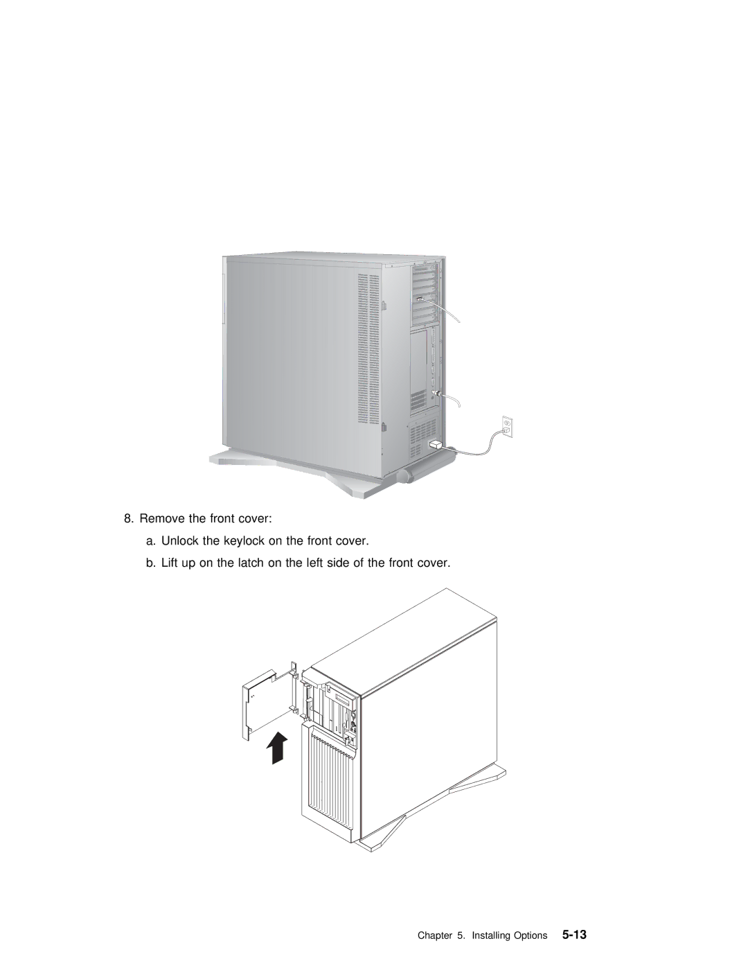 IBM RS/6000 7025 manual Installing Options5-13 