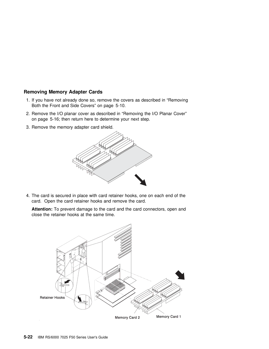 IBM RS/6000 7025 manual Cards 