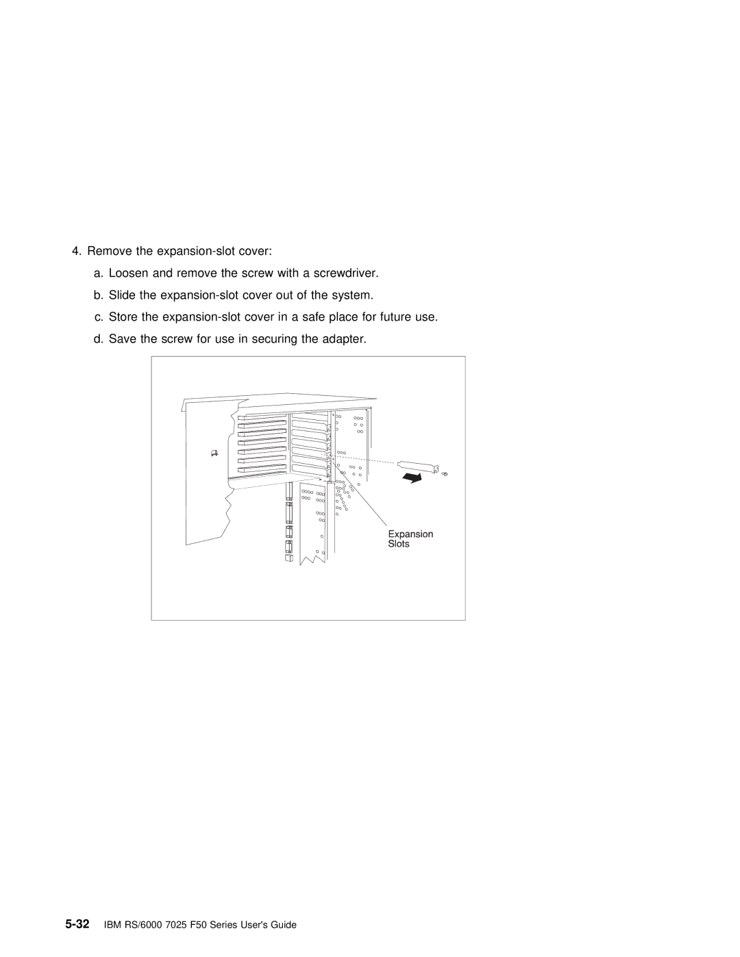 IBM manual 32IBM RS/6000 7025 F50 Series Users Guide 