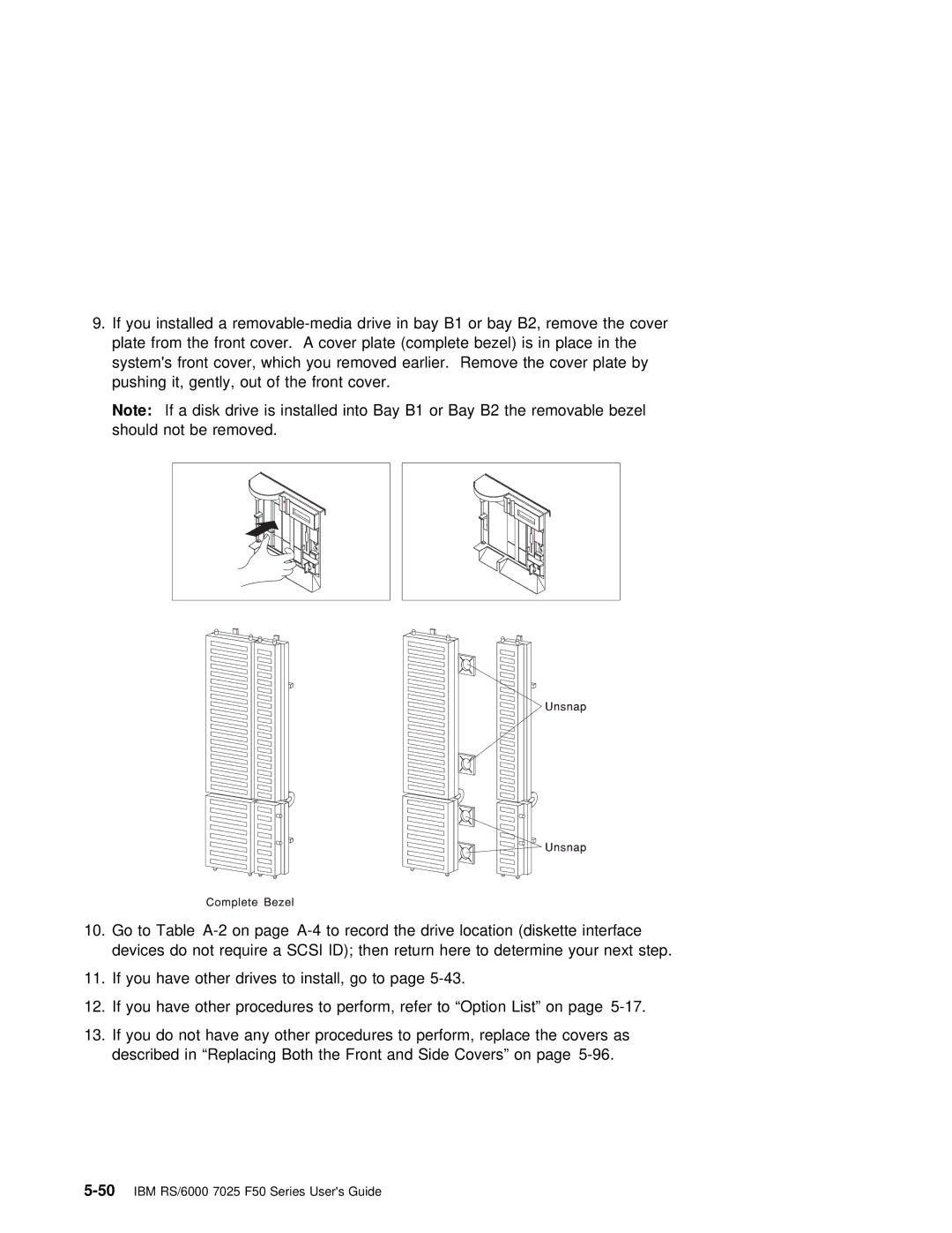 IBM manual 50IBM RS/6000 7025 F50 Series Users Guide 