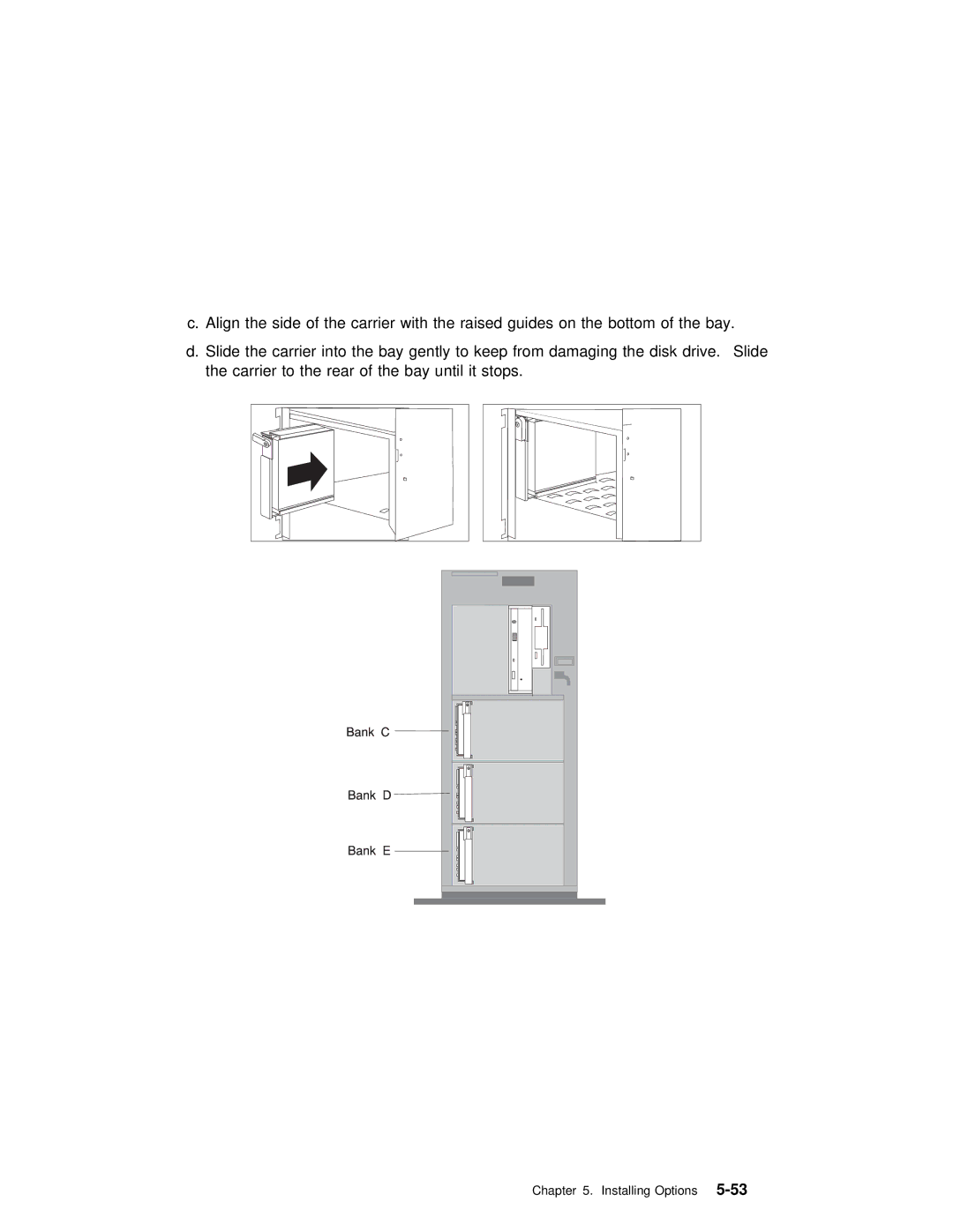 IBM RS/6000 7025 manual Installing Options5-53 