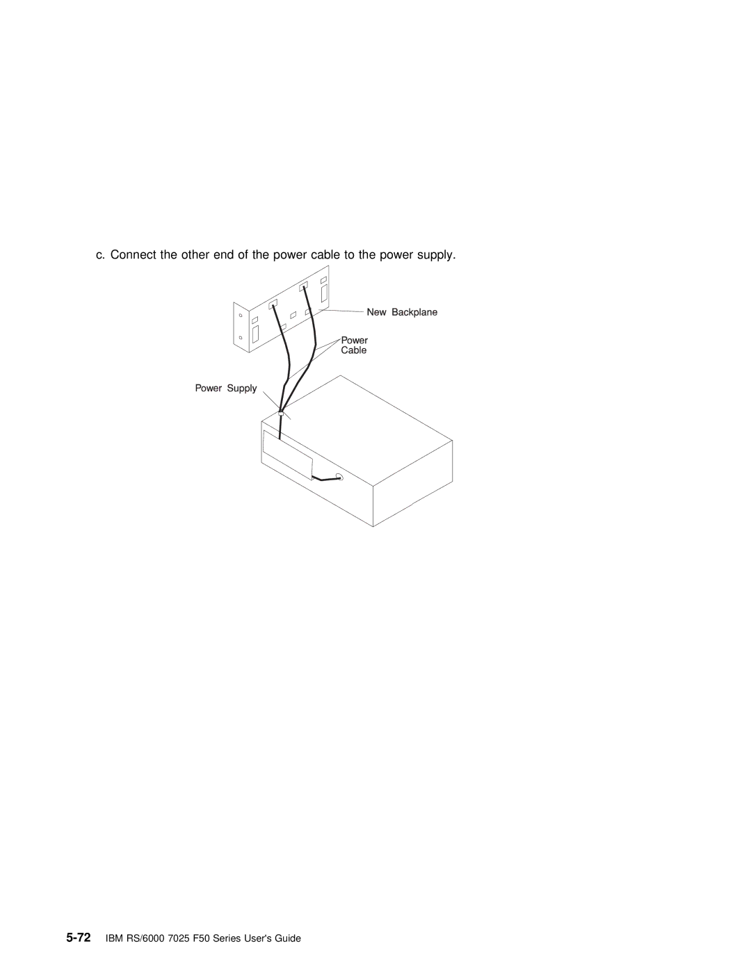 IBM manual 72IBM RS/6000 7025 F50 Series Users Guide 