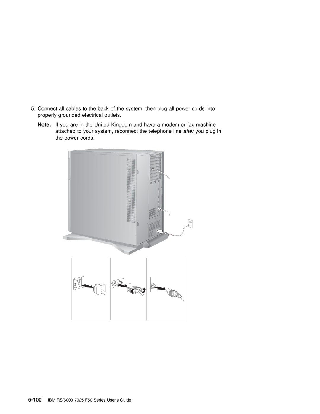 IBM manual 100IBM RS/6000 7025 F50 Series Users Guide 