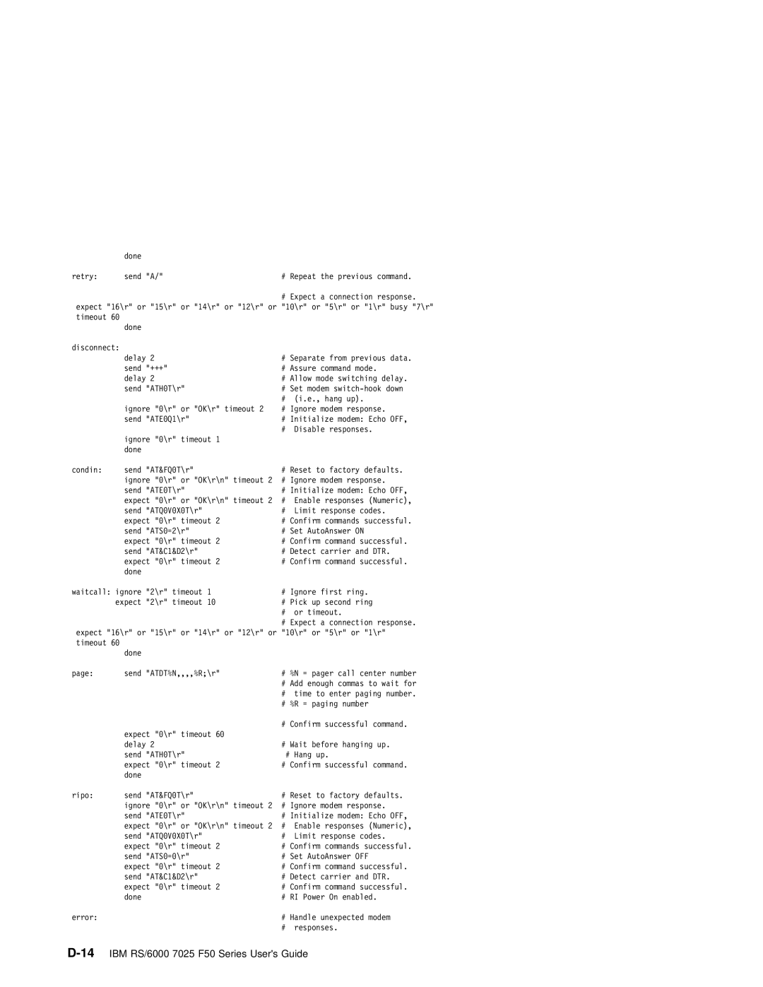 IBM manual 14IBM RS/6000 7025 F50 Series Users Guide 