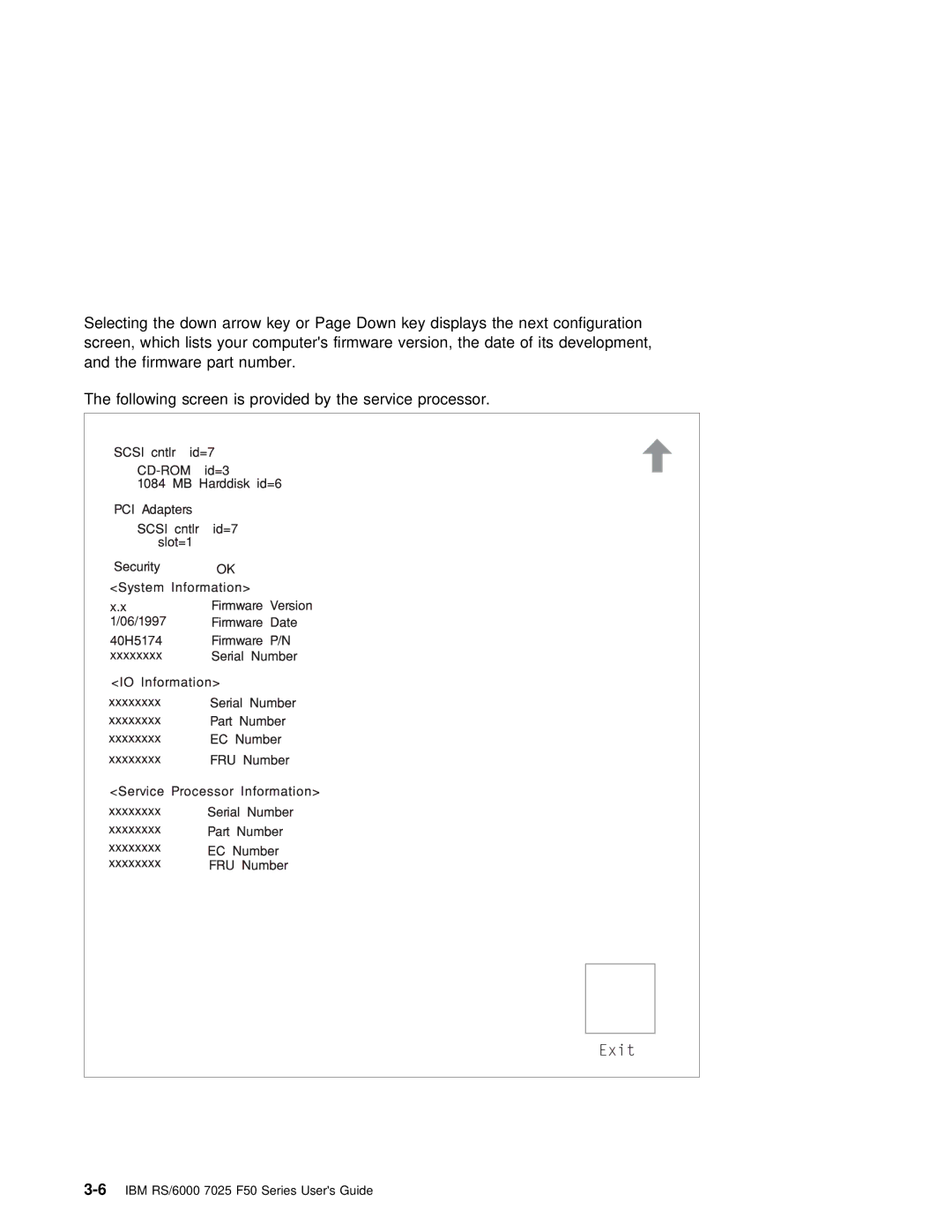 IBM manual 6IBM RS/6000 7025 F50 Series Users Guide 