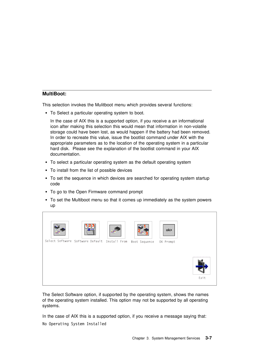 IBM RS/6000 7025 manual MultiBoot 