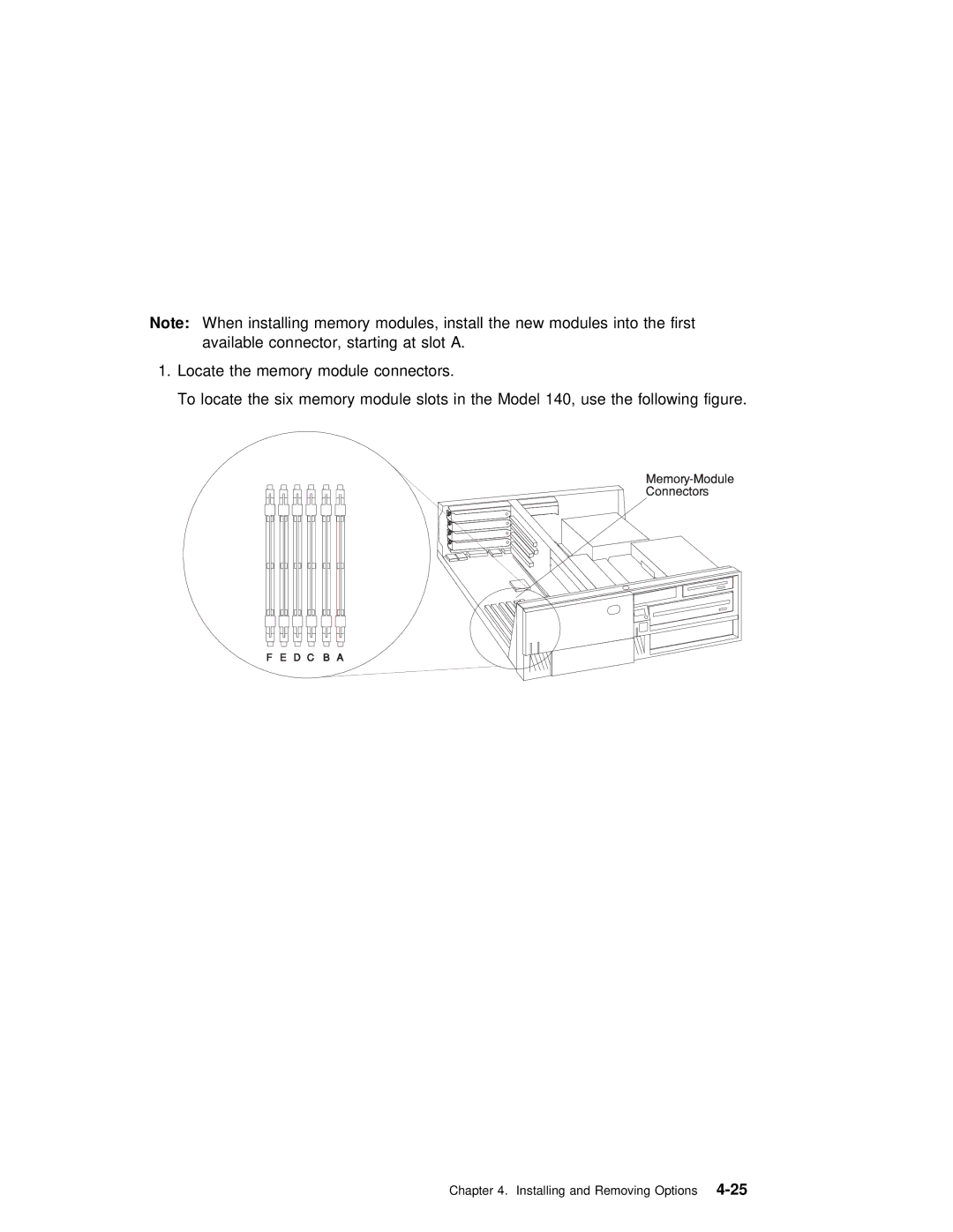 IBM RS/6000 7043 43P manual Installing and Removing4-25Options 