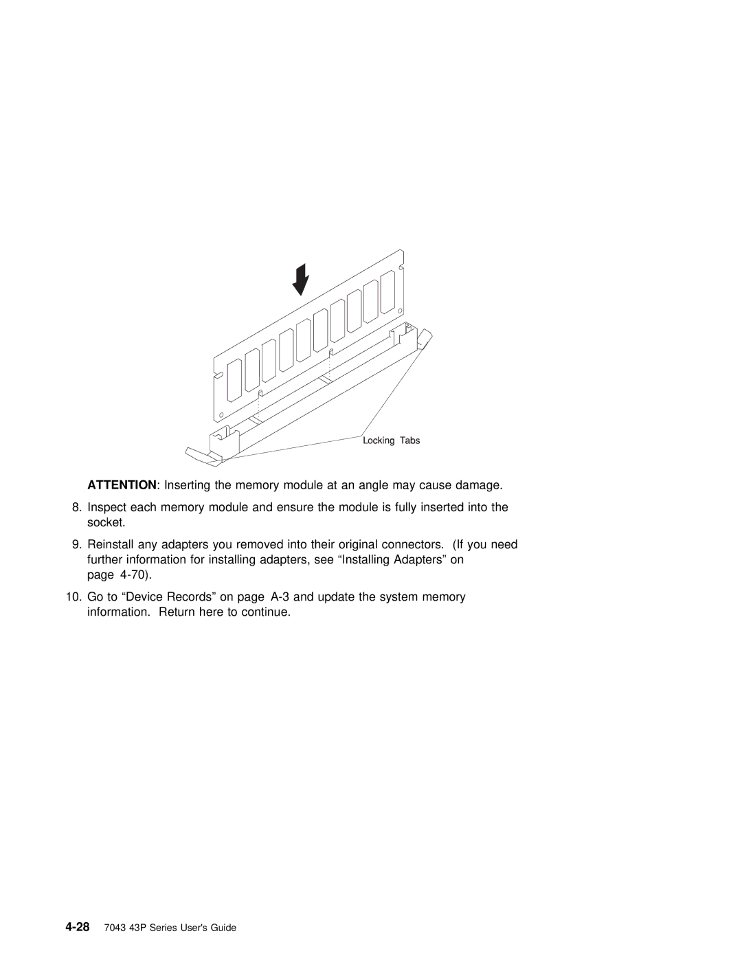 IBM RS/6000 7043 43P manual 287043 43P Series Users Guide 