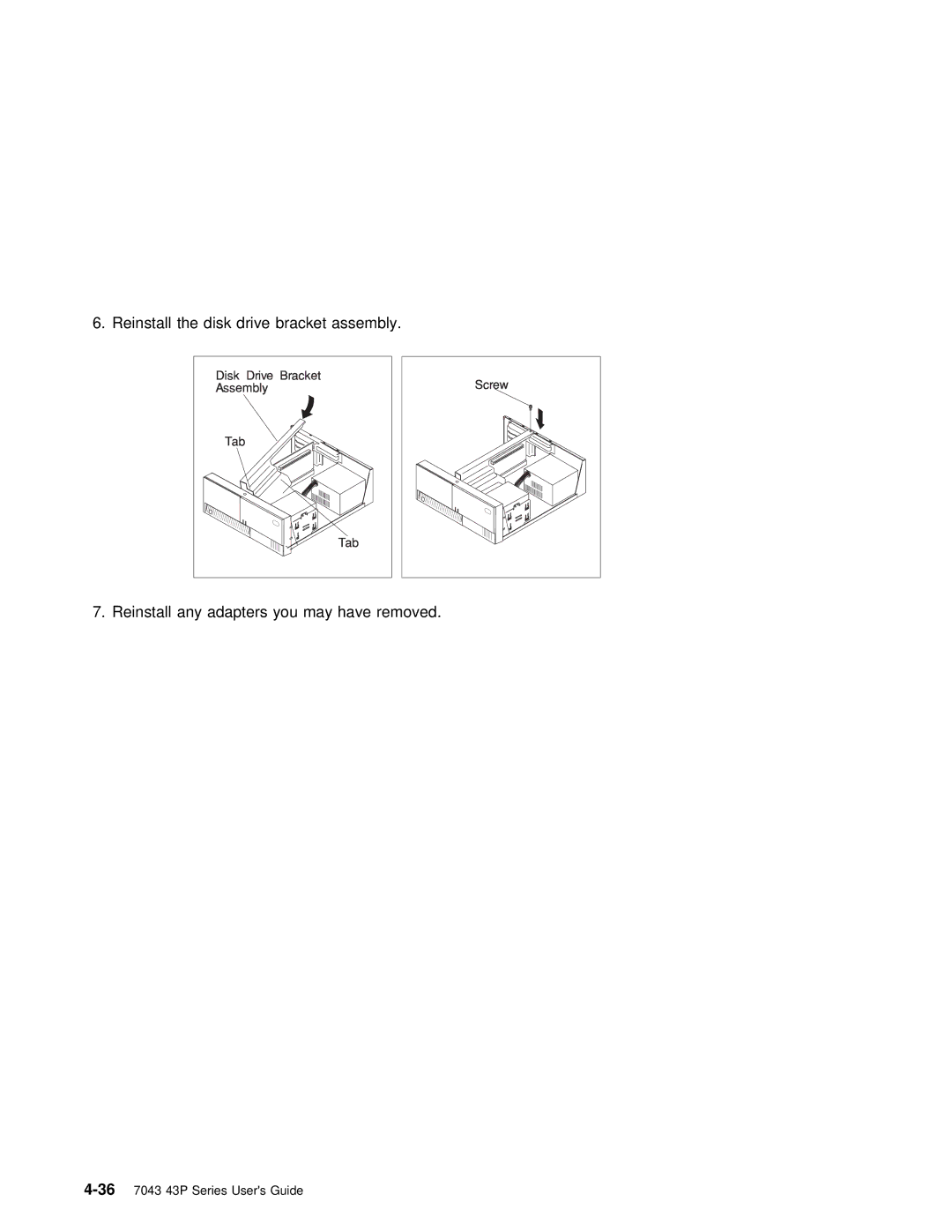 IBM RS/6000 7043 43P manual 367043 43P Series Users Guide 