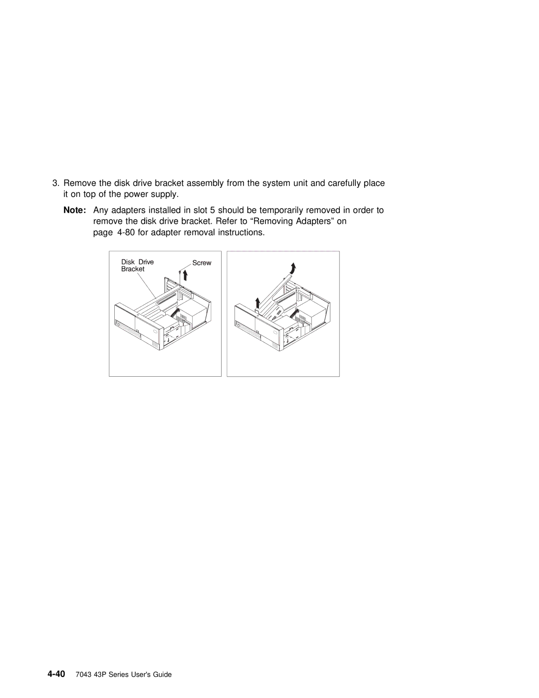 IBM RS/6000 7043 43P manual 407043 43P Series Users Guide 