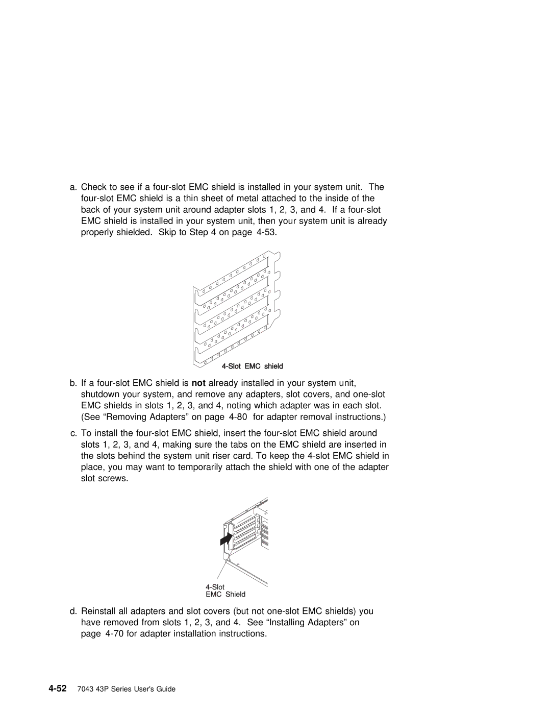 IBM RS/6000 7043 43P manual 527043 43P Series Users Guide 